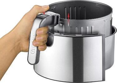Аерофритюрниця Unold 58655 XL 5 л, без масла, для здорового смаження, гриль, запікання, сушіння, 80-200°C, BPA-free, автоматичне відключення