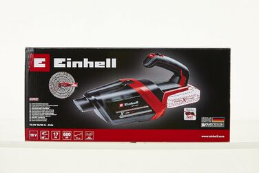 Акумуляторний ручний пилосос Einhell TE-HV 18/06 Li-Solo Power X-Change 18В, 72 мбар, насадки для щілин, меблів та підлоги, контейнер 0,6 л, без акумулятора і зарядного, нова модель