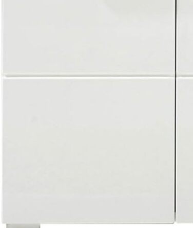 Підвісна тумба під умивальник Amanda trendteam, білий глянець, 60x56x34 см, для ванної кімнати