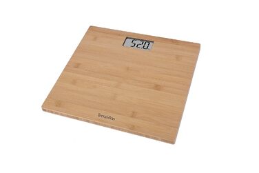 Електронні ваги для людей Terraillon Bamboo 150 кг, LCD, прозорі, універсальний розмір