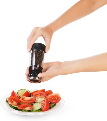 Перцемолка OXO для перцю, чорна, ручна