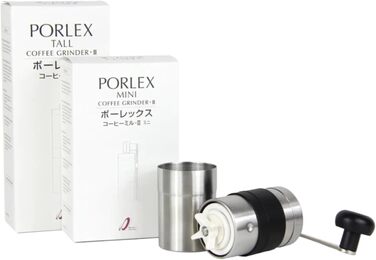 Кавомолка ручна Porlex Mini II для еспресо та альтернативи, нержавіюча сталь
