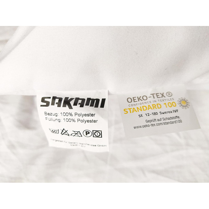 Подушка для сну SAKAMI Premium Dakimakura 160 x 50 см, ортопедична подушка для вагітних та сну на боці, внутрішній наповнювач