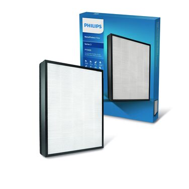 Оригінальний фільтр Philips NanoProtect HEPA для очищувача повітря FY3433/10, фільтрація 99,97% частинок від 0,003 мкм
