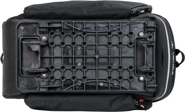 Велосумка VAUDE Silkroad L (I-Rack), 9 л, чорна, на багажник