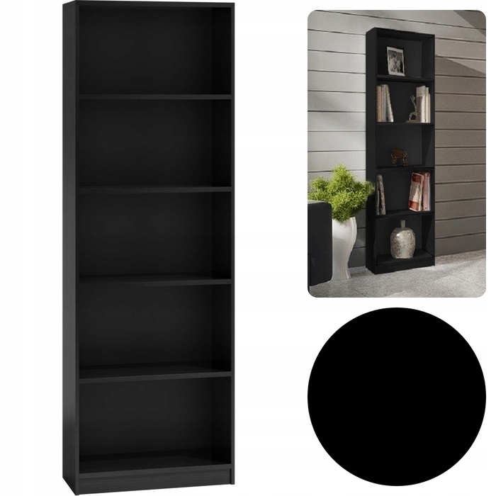 Стелаж TopEshop R40 (40 x 182 x 30 см), чорний