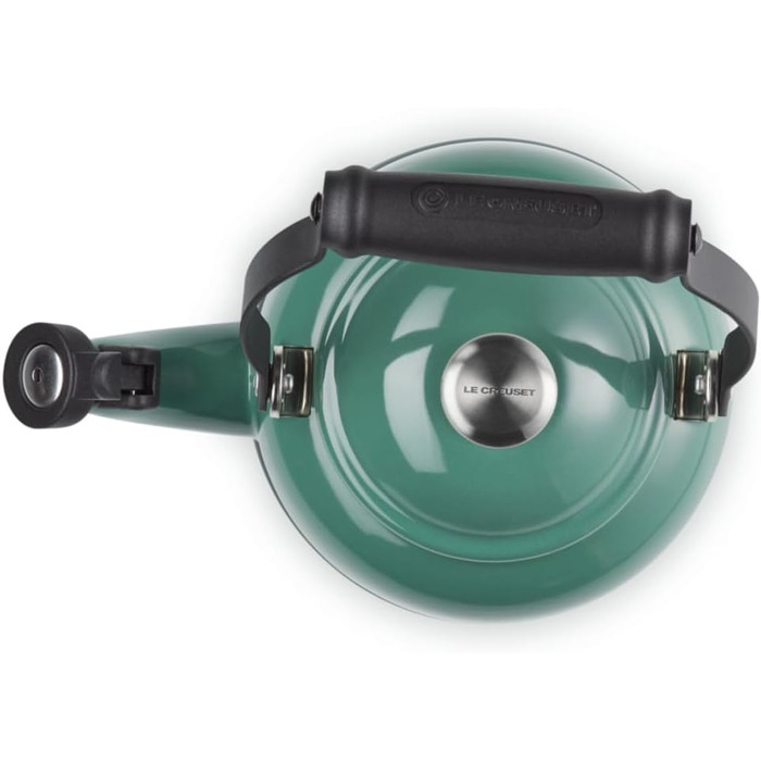Емальований чайник Le Creuset Halber зі сталі з металевим покриттям, 1.25 л, колір Artichaut (артишок)
