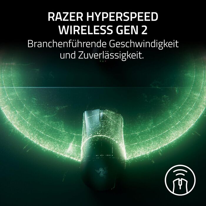 Ігрова бездротова миша Razer DeathAdder V4 Pro White: ергономічна, ультралегка (55г), 26K DPI, HyperSpeed, до 100 годин роботи
