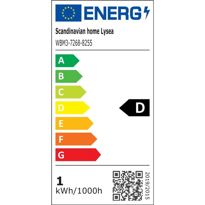 Набір з 3 LED світильників для сходів WB, IP65, 1Вт, 230В, тепле біле світло 3000K, для вбудованого монтажу всередині та зовні, скандинавський стиль, регульована яскравість, білий колір, 125 лм