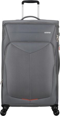 Валіза American Tourister SummerFunk Spinner L розширювана, 79 см, 109.5/119 л, сіра (Titanium Grey)