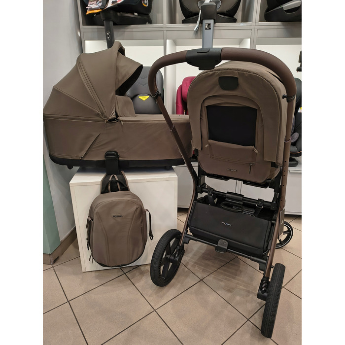 Дитячий візок 2в1 My Junior MAVI (обличям до батьків та по ходу руху), Mocca Brown