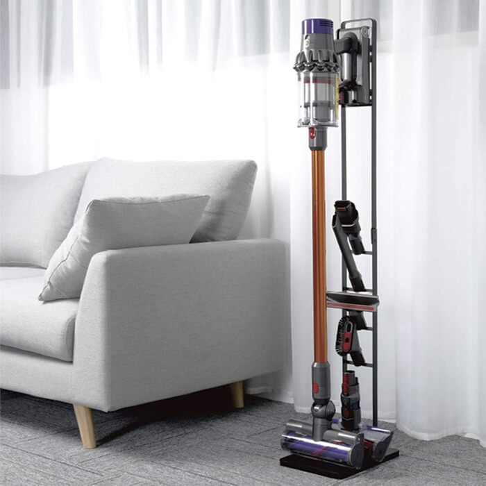 Підставка-держатель для пилососа Queta з вуглецевої сталі для Dyson V11/V10/V8/V7/V6/DC58/DC59/DC62/DC74, без свердління стін