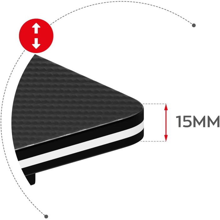 Геймерський стіл Huzaro Hero 1.4 Black 100x50 см, сталевий каркас, карбонова стільниця, отвори для кабелів, для дому та офісу, чорний