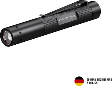 Ліхтарик Ledlenser P2R Core Mini LED, 120 люмен, акумуляторний, фокусування, 3 режими, 65 м, USB-зарядка, кліпса