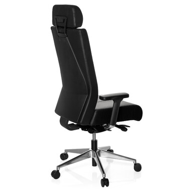 Офісне крісло / поворотне крісло PRO-TEC XXL Шкіра Чорний HJH OFFICE