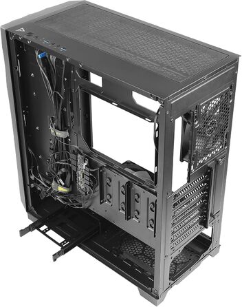 Ігровий корпус Antec DF700 Flux Midi Tower чорний, роздрібна версія, універсальний розмір
