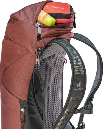 Рюкзак для походів Deuter AC Lite 16 л, червоно-зелений