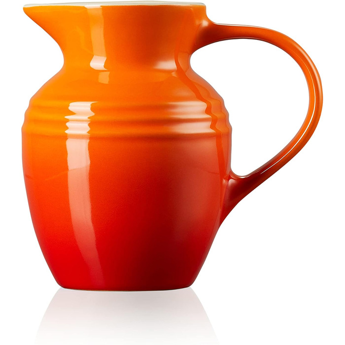 Керамічний глечик для соку Le Creuset Klassik, 0,6 л, колір Офісно-червоний (Ofenrot), керамічний