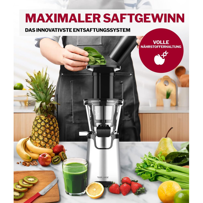 Електрична соковижималка Turmix Multi-Juicer CX 650 для цитрусових (апельсин, лимон) з нержавіючої сталі та системою Stop-Drop