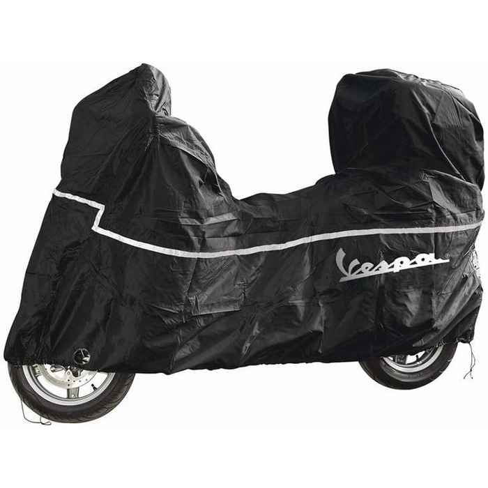Чохол для скутера Vespa з логотипом, чорний, моделі Primavera, Sprint, ET, LX, S, PX