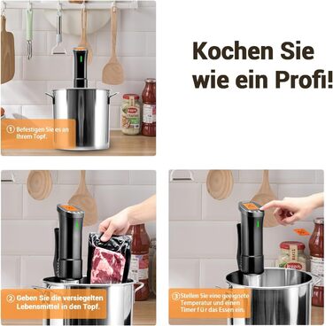 Inkbird Sous Vide Stick ISV-200W 1000W з Wi-Fi та App-контролем – Погружний циркулятор для су-від