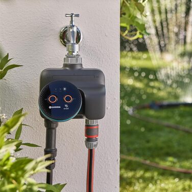 Gardena smart Water Control 19033-20: Система автоматичного поливу для саду з управлінням через смартфон, датчиком вологості та захистом від заморозків