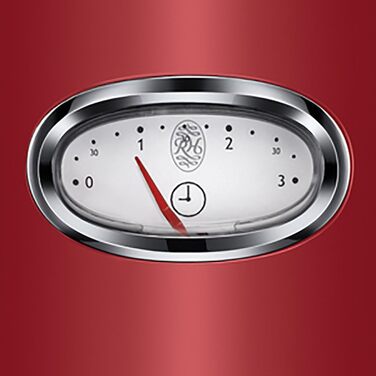Тостер Russell Hobbs + Електричний чайник Russell Hobbs Retro червоний, клас енергоефективності A