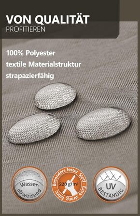 Чохол захисний для парасольки 4-5м 4smile Oxford 420D, бежевий (174x32/35 см)