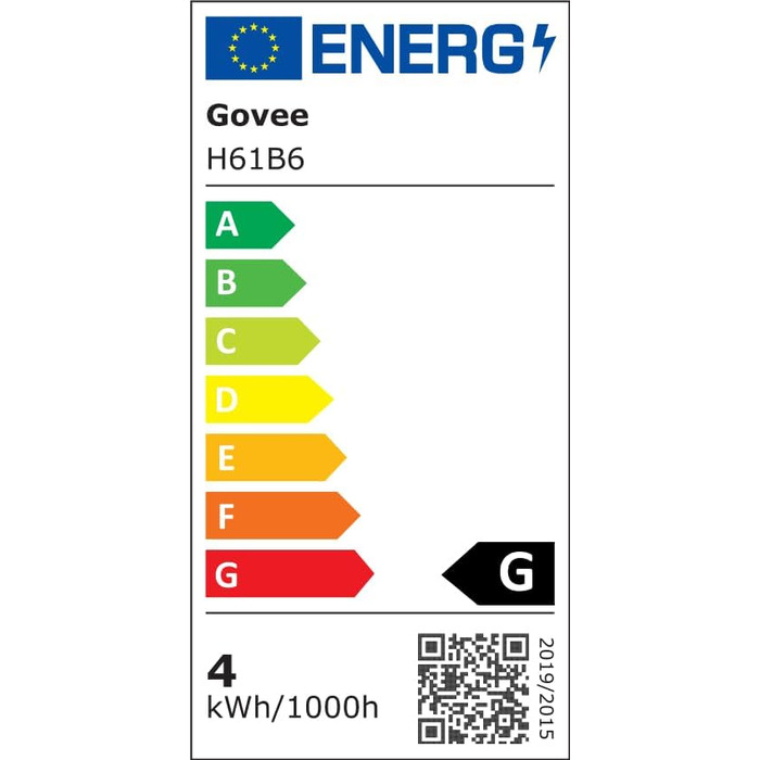 Розумна RGBIC LED стрічка Govee 10 м з профілем, керування через Alexa, Google Assistant і додаток, для спальні, підсвітки меблів, 64 сцени