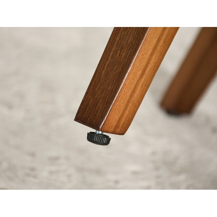 Стілець Mebel-Partner Kora, бежевий букле, горіх