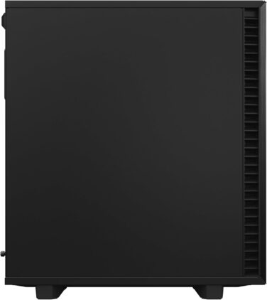 Корпус для ПК Fractal Design Define 7 Compact Black, алюміній/сталь, ATX, шумоізольований, чорний, для тихої роботи