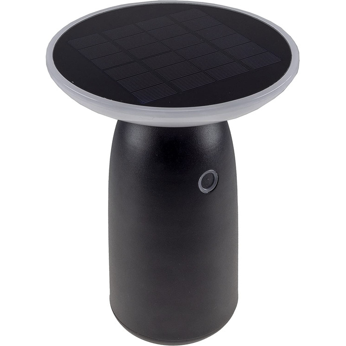 Сонячна настільна лампа ChiliTec з акумулятором, IP44, 22,5 см, диммована, USB-C, сенсор сутінків, тепле світло