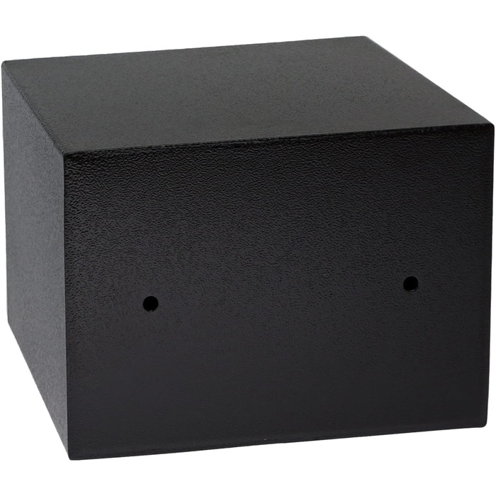 Міні-сейф HMF 49216-02 з ключем, меблевий, 23x17x17 см, чорний