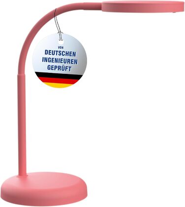 Настільна LED-лампа Maul MAULjoy Touch of Rose, гнучка, для офісу та дому, тепле світло 3000K, сучасний дизайн, компактна