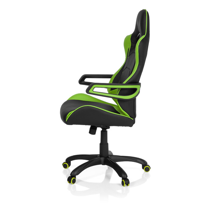 Ігрове крісло / Офісне крісло GAME PRO I Leatherette Black/Green HJH OFFICE