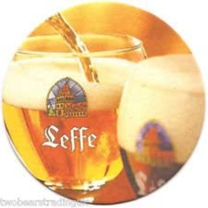 Набір келихів Leffe 33cl з підставками, 4 шт., великі келихи для пива