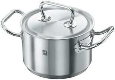 Набір каструль ZWILLING Twin Classic 4 предмети, нержавіюча сталь, сріблястий, для індукційних плит, з кришками