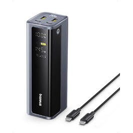 Powerbank Baseus EnerGeek 145W 20800mAh з 2x USB-C PD 3.0 (100W) для ноутбуків, MacBook, iPhone, Samsung, SteamDeck, Digital Display