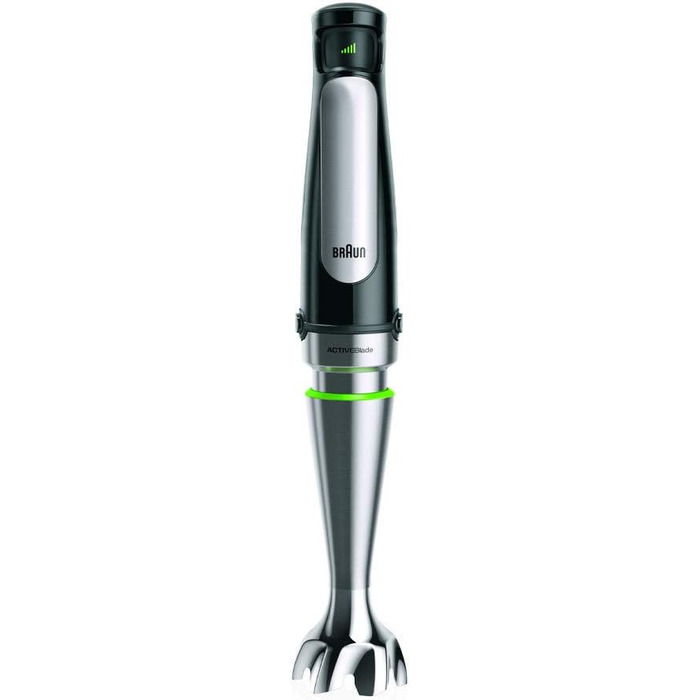 Блендер Braun MultiQuick 7 MQ 7045X, 1000 Вт, чорний + подрібнювач MQS 230 BK, 500 мл, EasyClick Plus, BPA-free, для MultiQuick 7/9