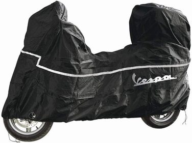 Чохол для скутера Vespa з логотипом, чорний, моделі Primavera, Sprint, ET, LX, S, PX
