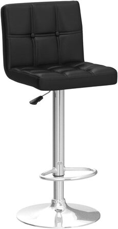 Барний стілець Leader Accessories з підлокітниками, комплект 2 шт., стильний регульований по висоті (62-83 см), обертання 360°, оббивка зі штучної шкіри, світло-сірий