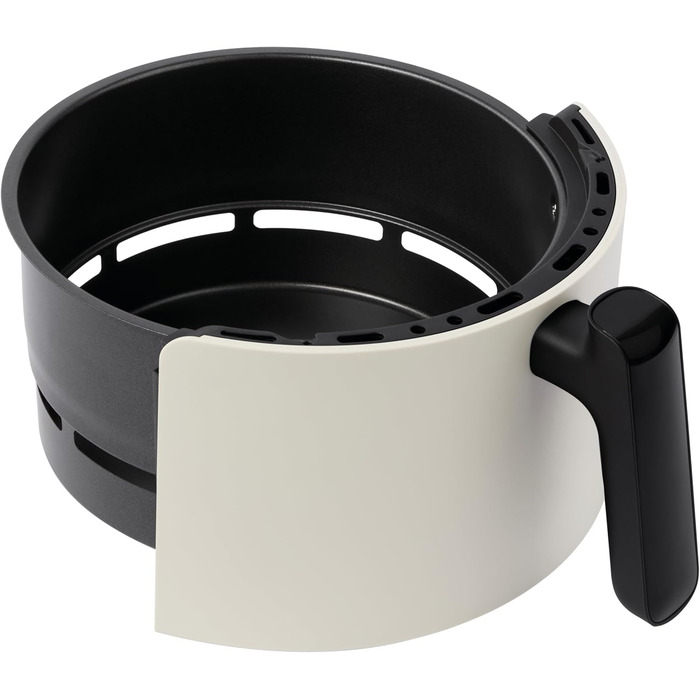 Аерофритюрниця Russell Hobbs SatisFry Panoramic 5 л, 10 програм, з оглядовим вікном, без олії, для фритюру, грилю, запікання та випікання, до 200°C, підходить для посудомийної машини, кремова, модель 27421-56