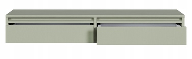 Тумба під умивальник Selsey у матових відтінках зеленого, 110 x 17 x 38,4 см
