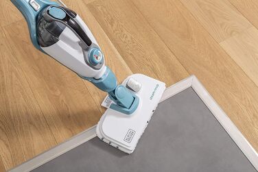 Парова швабра Black+Decker STEAMITT 13-в-1 з ручним пароочисником, рукавичкою, 12 насадками, 1300 Вт, резервуар 500 мл, нагрів 15 сек