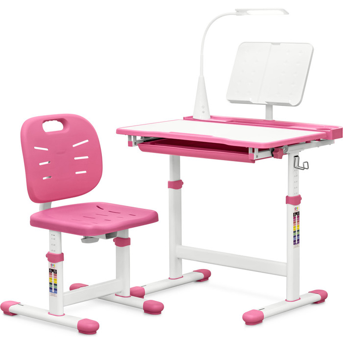 Комплект Evo-kids (стілець+стіл+полиця+лампа) Evo-17 PN Ergo (арт. Evo-17 PN Ergo) (sale)