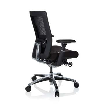 Крісло офісне NOVA PRO ALU тканина чорна hjh OFFICE