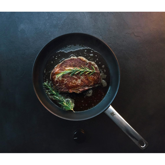 Сковорода WMF Devil 28 см з антипригарним керамічним покриттям, індукційна, з ручкою з нержавіючої сталі, підходить для всіх типів плит, жаростійка до духовки