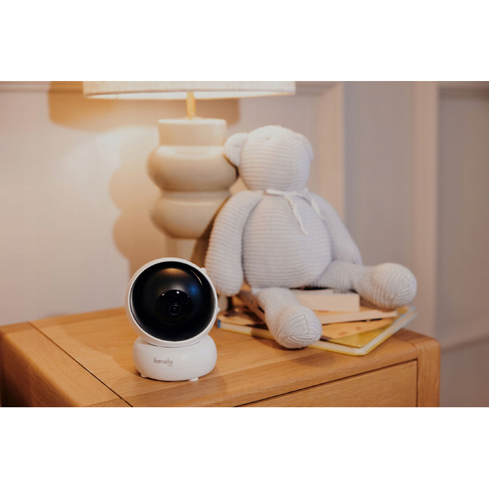 Електронна відеоняня Lionelo BABYLINE 8.3 з камерою 360° та нічним режимом
