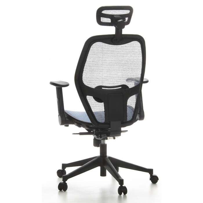 Офісне крісло / Крісло керівника AIR-PORT Mesh Blue hjh ОФІС