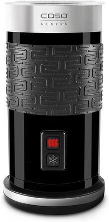 Електричний спінювач молока Caso Fomini Crema Design, чорний, для латте, капучино, какао, холодна та гаряча піна, преміум-корпус